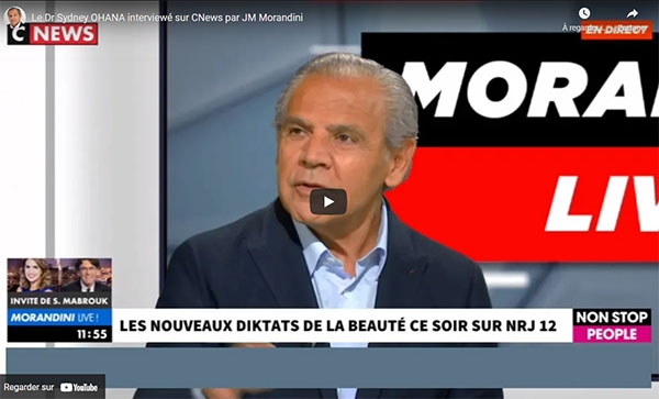 Le Dr Sydney Ohana interviewé sur CNEWS